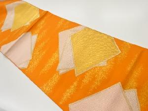 色紙模様織出し袋帯